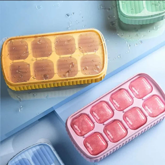 Mini Silicone Ice Cube Tray with Lid